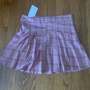 Romwe plaid miniskirt